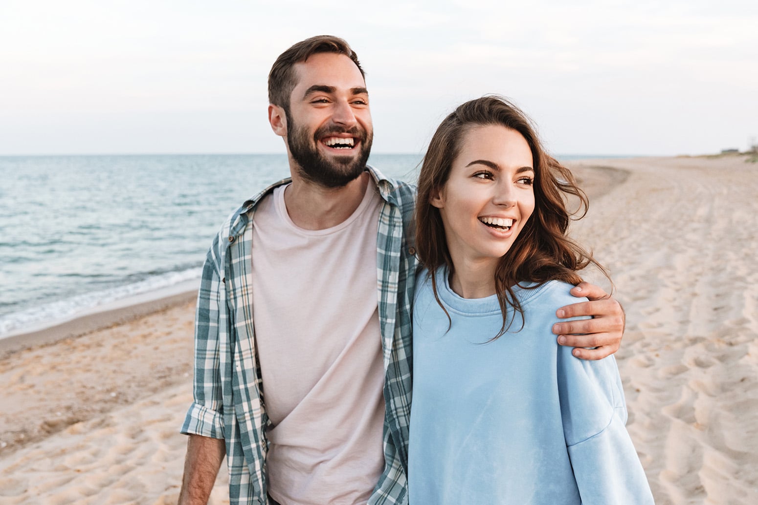 couple on beach Clermont Lakes Dental in Clermont, FL