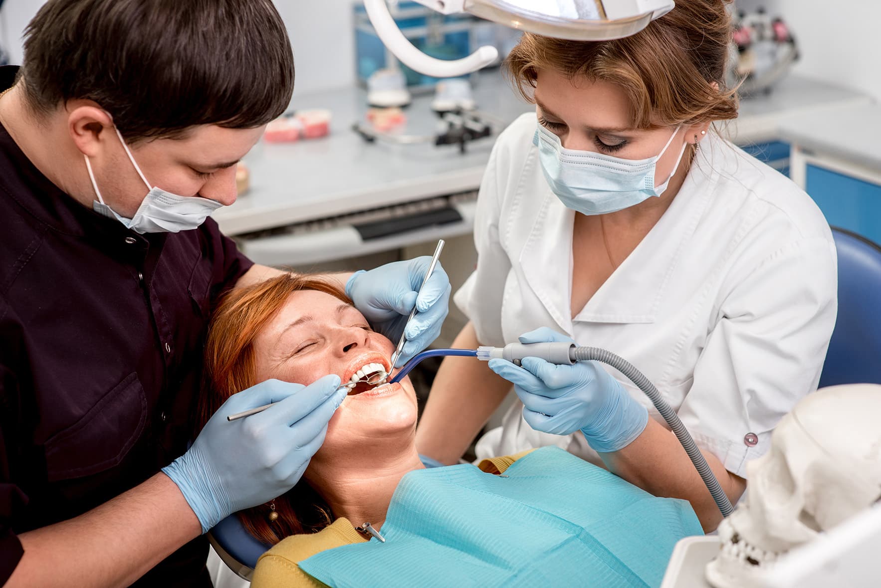 dentures - full and partial at the dentist