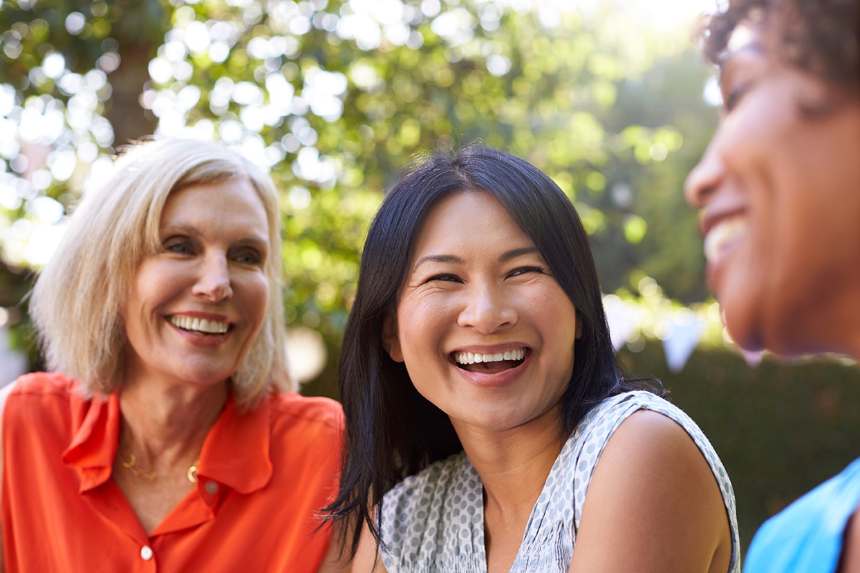 three women laughing in clermont florida