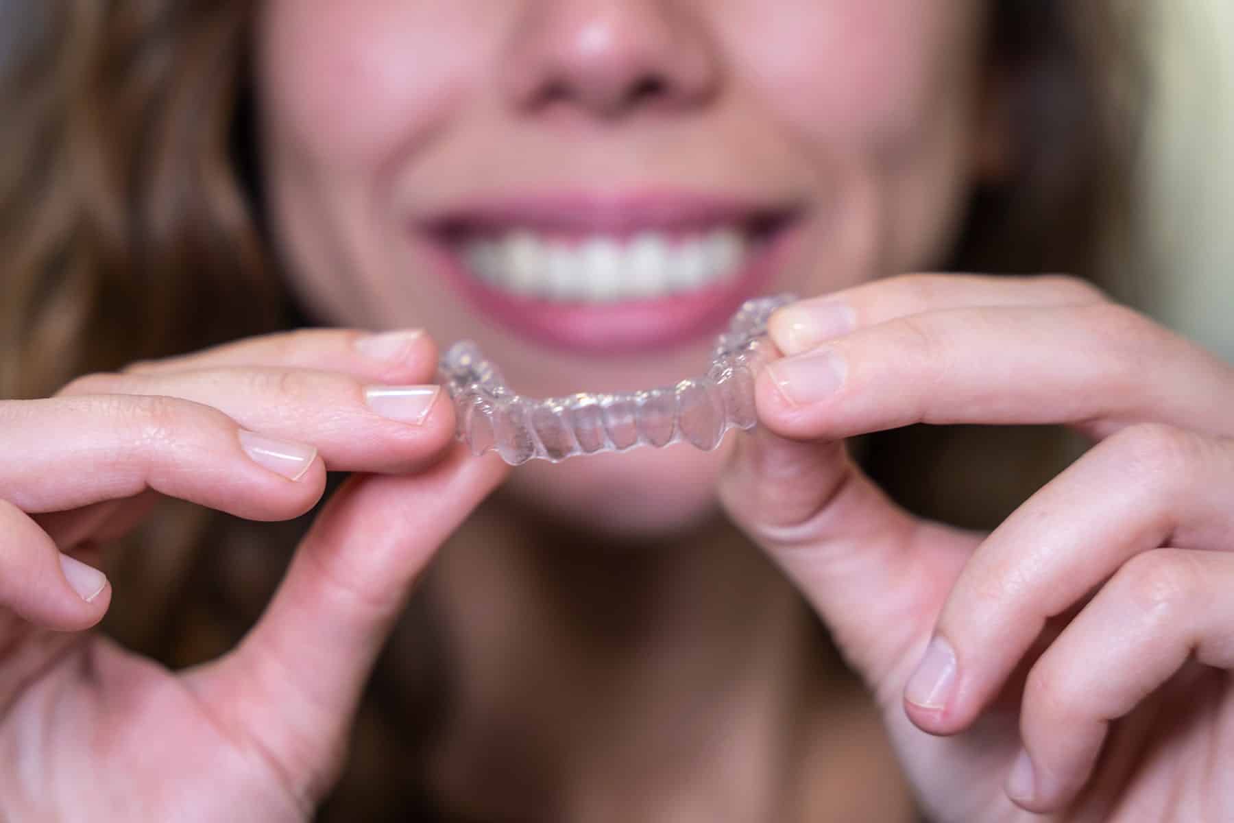 Woman with invisalign GO in Clermont, FL